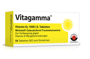VITAGAMMA Vitamina D3 1.000 U.I. Comprimidos, 200 Cápsulas