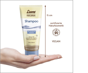 LUVOS Cosméticos naturais com champô de argila cicatrizante, 200 ml