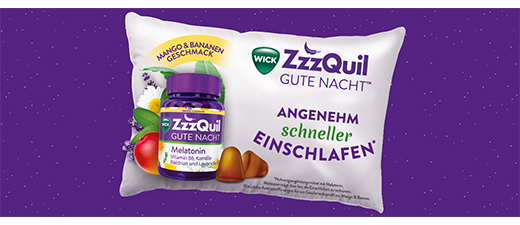 WICK ZzzQuil Boa Noite Manga & Banana, 30 unid