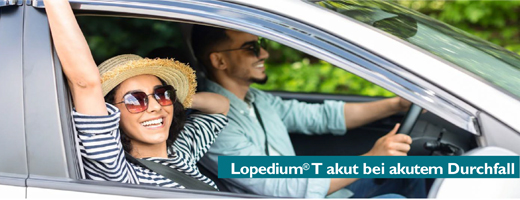 LOPEDIUM T acute para comprimidos de diarreia aguda, 10 unidades
