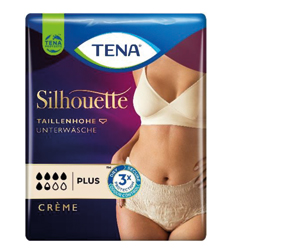 TENA SILHOUETTE mais creme L, 10 unid