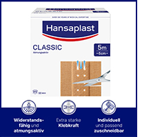 HANSAPLAST Gesso clássico 6 cmx5 m, 1 pc