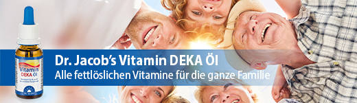 VITAMIN DEKA Gotas de óleo do Dr. Jacob, 20 ml