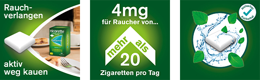 NICORETTE Pastilha elástica de hortelã fresca 4 mg, 105 unidades