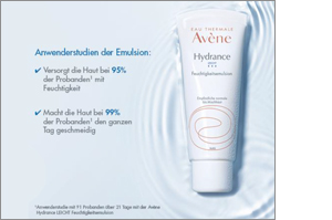 AVENE Emulsão hidratante ligeira Hydrance, 40 ml