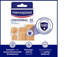 HANSAPLAST Tiras de gesso universais à prova de água, 20 peças