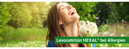 LEVOCETIRIZIN HEXAL para alergias 5 mg comprimidos revestidos por película, 100 unidades