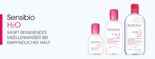 BIODERMA Solução de limpeza Sensibio H2O, 500 ml