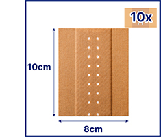 HANSAPLAST Gesso clássico 8cm x1 m, 1 pc