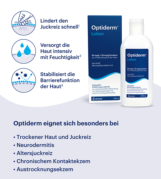 OPTIDERM Loção, 500 g