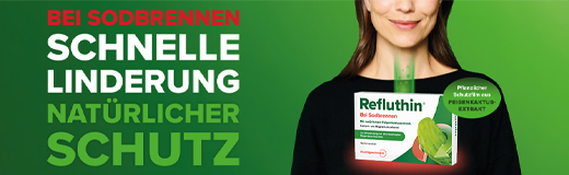 REFLUTHIN para azia comprimidos mastigáveis fruta, 48 unid