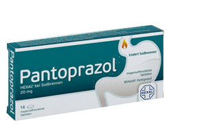 PANTOPRAZOL HEXAL b.Comprimidos revestidos entéricos para azia, 7 unidades