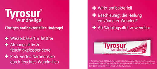 TYROSUR Gel cicatrizante para feridas, 25 g