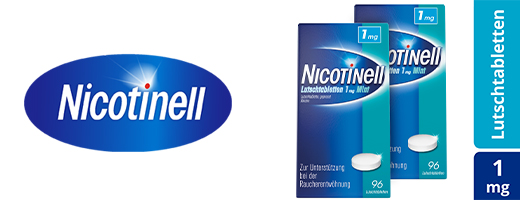 NICOTINELL Pastilhas 1 mg Menta, 2X96 pcs