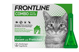 FRONTLINE Combo Spot on cat solução para aplicação na pele, 6 unid