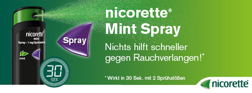 NICORETTE Spray de menta 1 mg/spray shot NFC, 2 unid