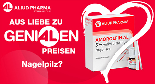 AMOROLFIN AL 5% de ingrediente ativo para verniz de unhas, 3 ml