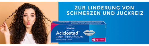 ACICLOSTAD Creme contra o herpes labial, 2 g