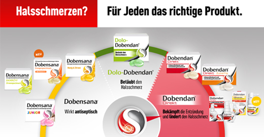 DOBENDAN Flurbiprofeno direto 8,75 mg pastilhas, 36 unid