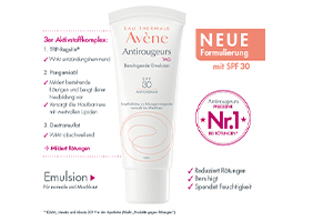 AVENE Emulsão suavizante de dia Antirougeurs SPF 30, 40 ml