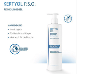 DUCRAY KERTYOL PSO Gel de limpeza hidratante, 400 ml