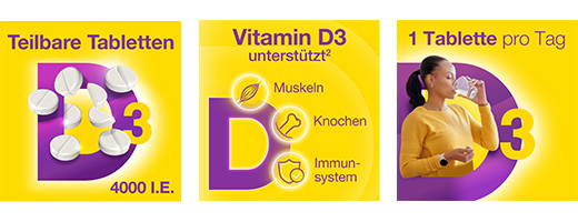 [4000 u.I. Vitamin D3 Tablets, 60 Capsules