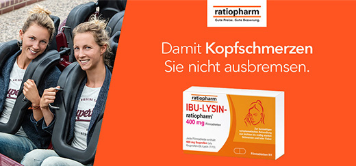 IBU-LYSIN-ratiopharm 400 mg comprimidos revestidos por película, 50 unid