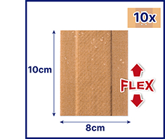 HANSAPLAST Pensos elásticos 8 cmx1 m, 1 pc