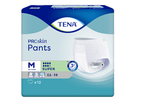 TENA PANTS Calças descartáveis super M, 12 unidades
