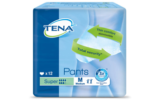 TENA PANTS Calças descartáveis ConfioFit super M, 12 unidades