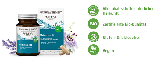 WELEDA Natural Wisdom My Night Capsules, 46 cápsulas