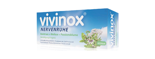 VIVINOX Repouso Nervoso Baldr.+Mel.+Paixão.Calmante.Drag., 100 St