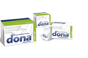 DONA Comprimidos revestidos de 250 mg, 100 unidades