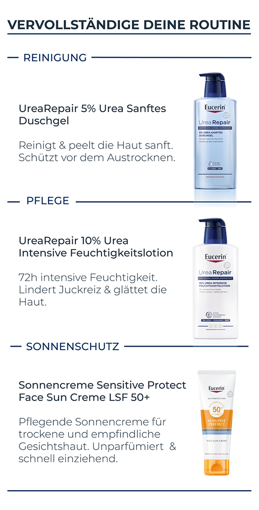 EUCERIN Creme facial UreaRepair 5% de noite, 50 ml