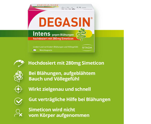 DEGASIN intens 280 mg cápsulas moles, 32 unid