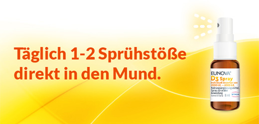 EUNOVA Vitamina D3 em spray, 8 ml