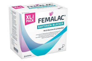 FEMALAC Pó bloqueador de bactérias, 28 unidades