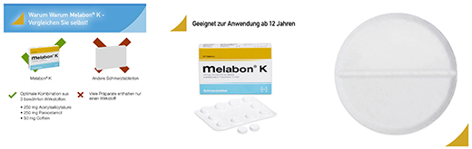 MELABON Comprimidos K, 20 unidades