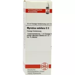MYRISTICA SEBIFERA Diluição D3, 20 ml