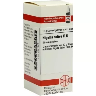 NIGELLA SATIVA D 6 glóbulos, 10 g NIGELLA SATIVA D 6 glóbulos, 10 g