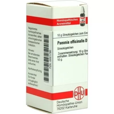 PAEONIA OFFICINALIS D 12 glóbulos, 10 g