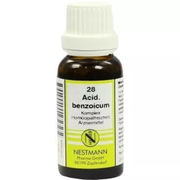 ACIDUM BENZOICUM KOMPLEX Diluição No.28, 20 ml