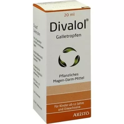 DIVALOL Gotas biliares, 20 ml