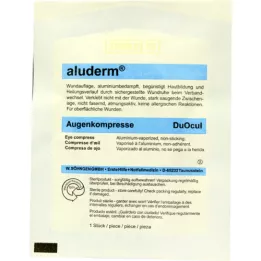ALUDERM Compressas oculares DuOcul estéreis, 1 un