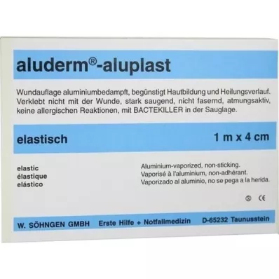 ALUDERM aluplast Wundverb.Pfl.4 cmx1 m elástico, 1 peça ALUDERM aluplast Wundverb.Pfl.4 cmx1 m elástico, 1 peça