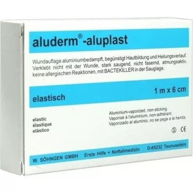 ALUDERM aluplast Wundverb.Pfl.6 cmx1 m elástico, 1 peça ALUDERM aluplast Wundverb.Pfl.6 cmx1 m elástico, 1 peça