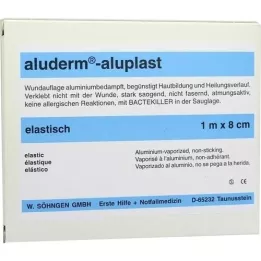 ALUDERM aluplast Wundverb.Pfl.8 cmx1 m elástico, 1 peça