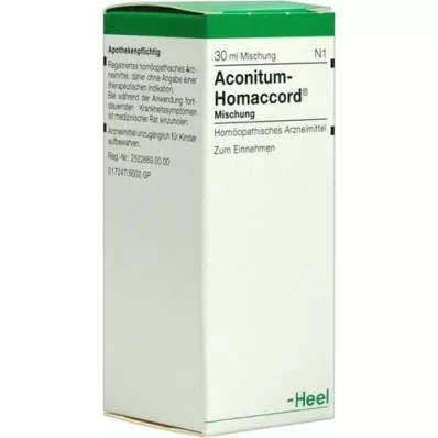 ACONITUM HOMACCORD Gotas, 30 ml