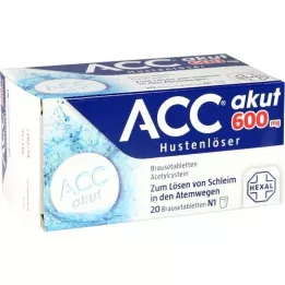 ACC comprimidos efervescentes agudos 600, 20 unidades
