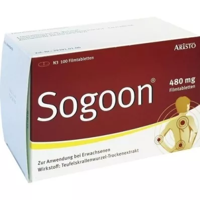 SOGOON Comprimidos revestidos por película de 480 mg, 100 unidades